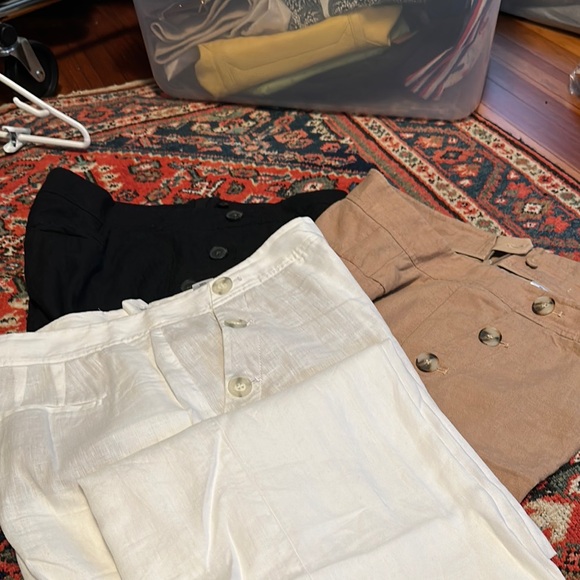 Talbots Pants - Stylish Black, Tan, and Cream Pants